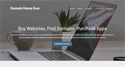Desktop Screenshot of domainnameever.com